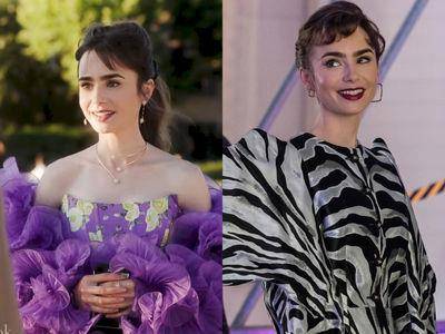 《艾蜜莉在巴黎3》浮夸造型无极限！莉莉柯林斯“印花装”一次解析