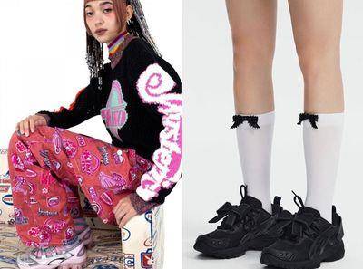 ASICS联名鞋成超夯抢手货！水原希子同款怪得可爱　串珠花朵满满少女心