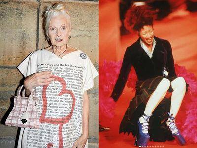 回顾Vivienne Westwood传奇设计：标志土星一红数十年、高跟鞋曾让超模惨摔