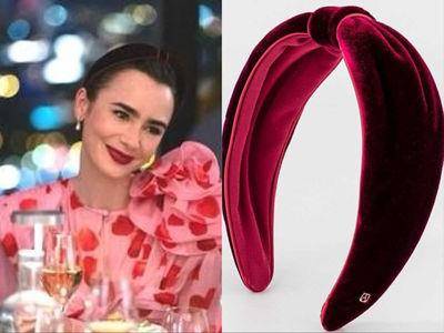 “艾蜜莉款”发箍原来是法国精品　讨喜酒红色新年日常都好搭