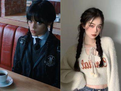 《星期三》招牌双股辫子超亮眼　3款绑法简单上手好时髦