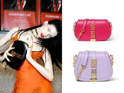 包・开箱／Versace夯款“迷宫女神包”新年继续烧！薰衣草紫、艳粉红登场