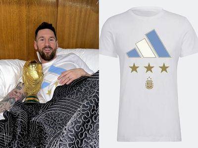 梅西抱金杯、庆功游行同款衣买得到！中国台湾限量开卖“adidas冠军三星”