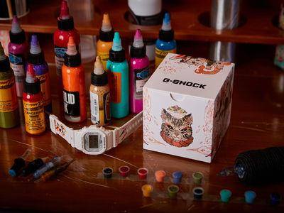 兔年表不是只有卡哇伊！　G-SHOCK携手刺青师创猫兔合一个性款