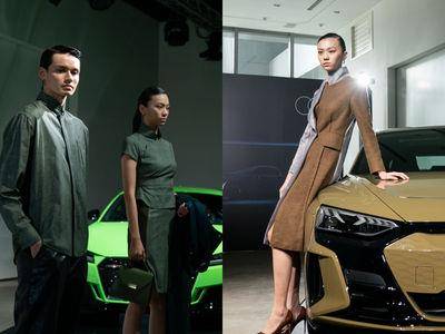 中国台湾设计师把Audi变时装！“蜂巢、鹦鹉螺花纹”元素打造隽永时尚