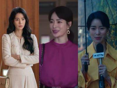 《黑暗荣耀》林智妍“最美反派”不是当假！桃红衬衫、亮黄风衣简直人间色卡