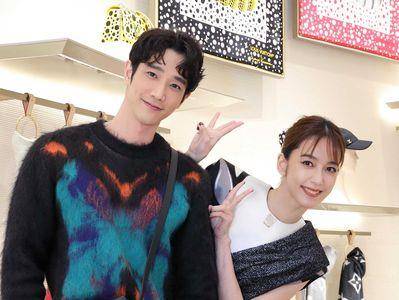 刘以豪回台参加LV盛会帅翻！　陈庭妮亲曝“婚纱照”在路上了