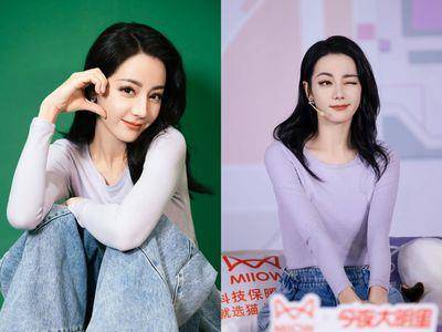 迪丽热巴“发热衣外穿”也这么好看！贴身面料“勒肚”撇怀孕风波