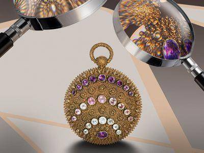 江诗丹顿凸雕怀表超过200岁！　贝壳造型镶宝石美极了