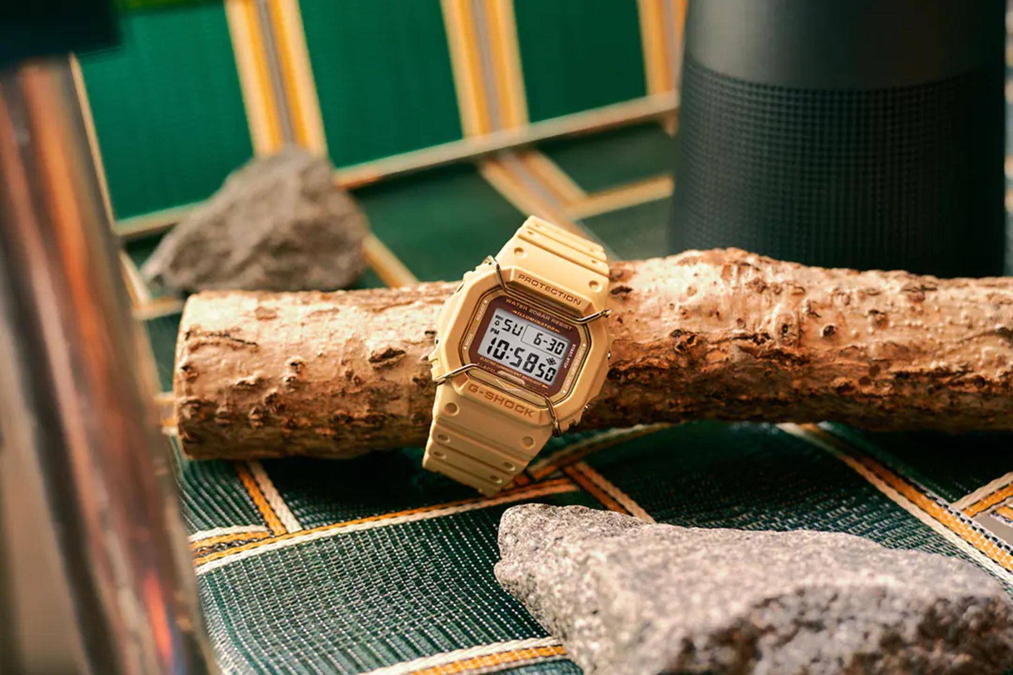 G-SHOCK加装“防撞杆”　大地色系强悍表绝配户外运动造型 最新资讯 图2张