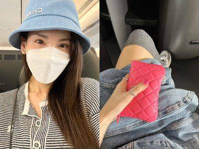 陈若仪莫名被蹭“流水席之乱”　一出声全套香奈儿登机羡煞网友