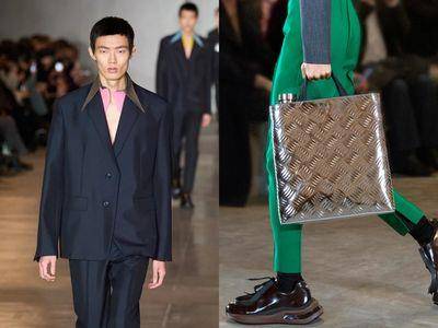 米兰男装周／PRADA西装搭“假领”领风潮　“巨型酒壶包”超吸睛