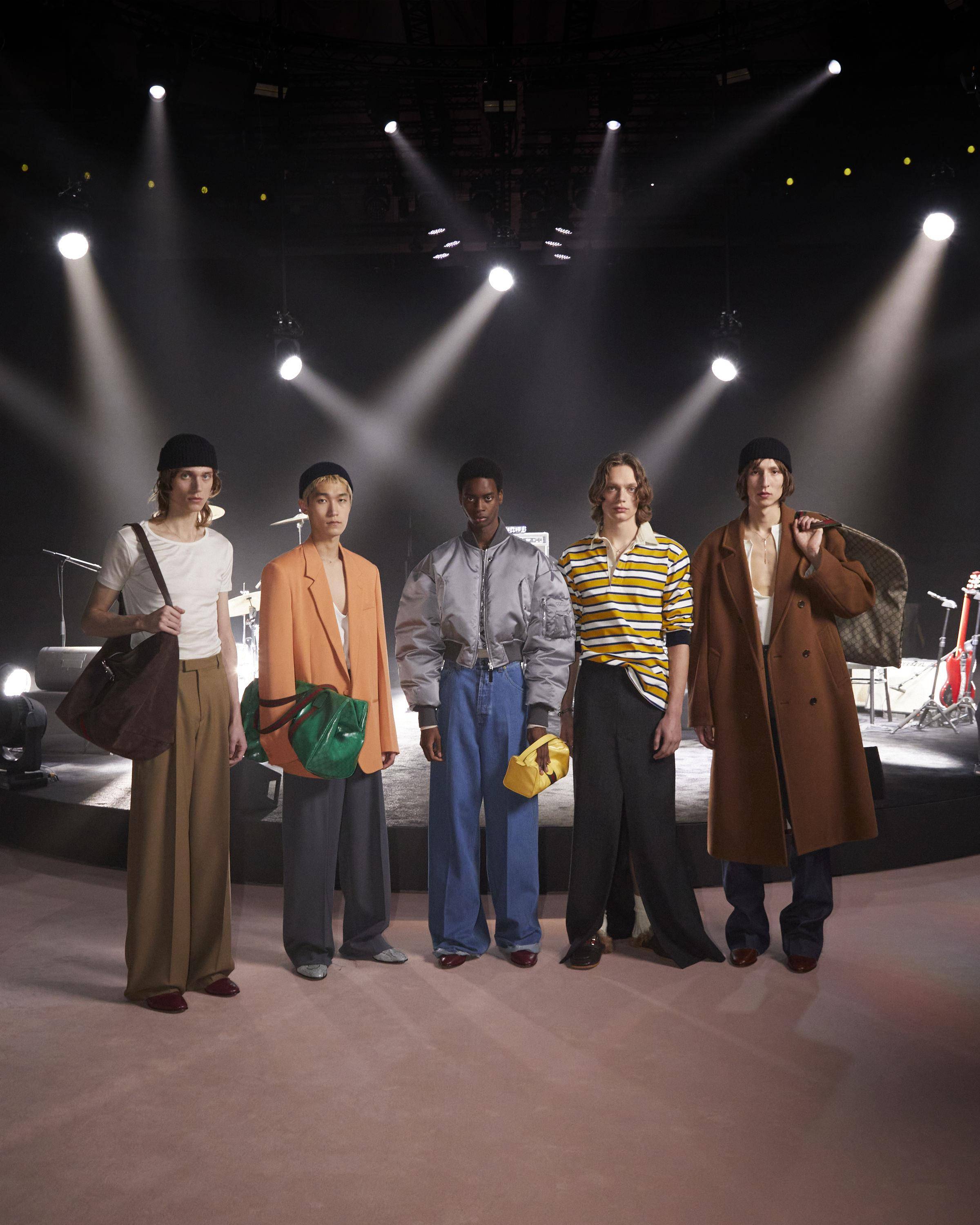 米兰时装周／GUCCI 2023男装常人终于能驾驭！掰了总监首秀爆款包连发 时尚穿搭 图1张