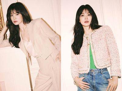 宋慧乔最新粉嫩造型根本少女！甩“文同珢”暗黑形象大晒雪白肌肤