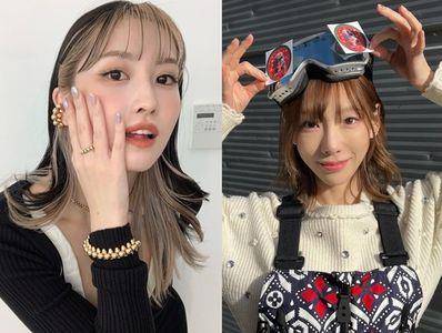 2023年必染韩星同款发色！太妍琥珀茶棕显白、Momo奶茶金挑染超时髦