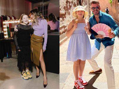 贝克汉女儿小哈泼最爱穿潮球鞋！端庄礼服下配Air Jordan获网赞翻