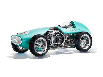 Tiffany逾150万元的赛车座钟超奢华　限量版齿轮镶钻闪爆