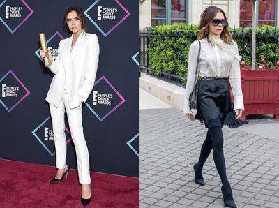 贝嫂脚上高跟鞋永不低于10公分！根本“气场女王”穿搭教科书