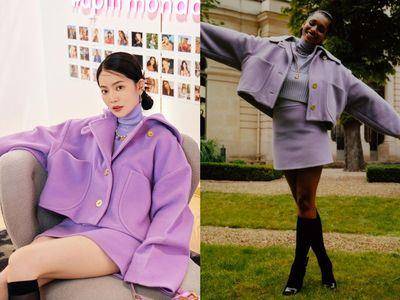 曾之乔全身浅紫色太好看！百年老牌Patou翻身成少女最爱