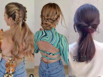 走春就是要不一样！现学现绑超简单3款华丽发型　1分钟就能上手