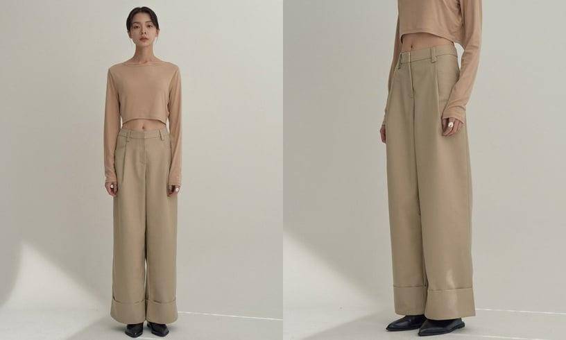 无印良品、UNIQLO“显瘦宽裤”推荐！无痛拉长腿　上班约会超好搭 最新资讯 图6张
