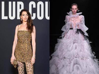 巴黎高订周／安海瑟薇穿豹纹短裙辣翻！Valentino“夜店风”集结性感华丽