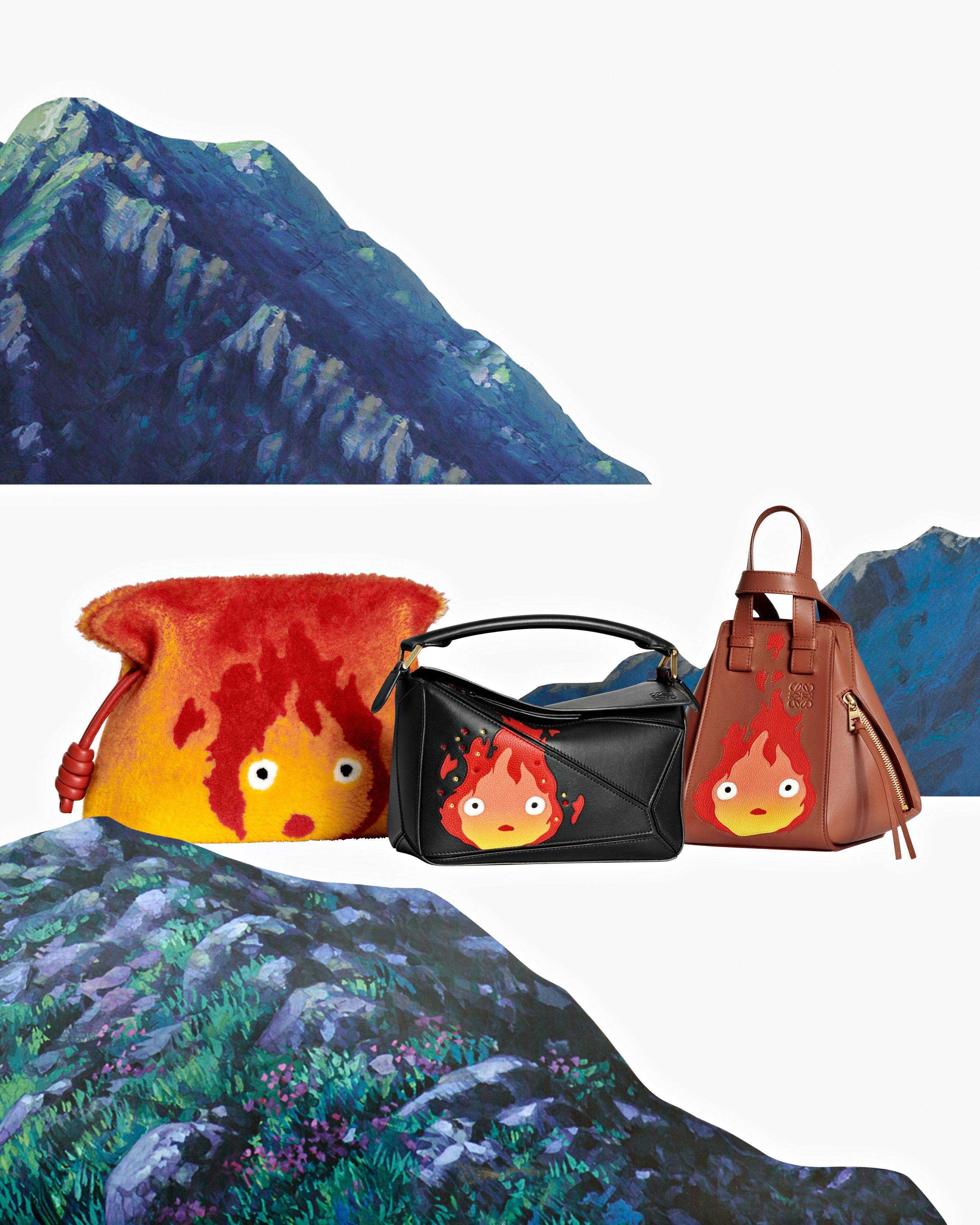 LOEWE把《霍尔》角色们变时髦了！卡西法蜡烛、城堡造型包Ｑ爆 时尚穿搭 图5张