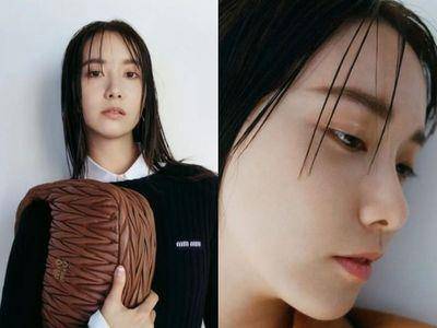 润娥甩甜美形象为MIU MIU换上性感湿发　秀英大呼：一次赞不够