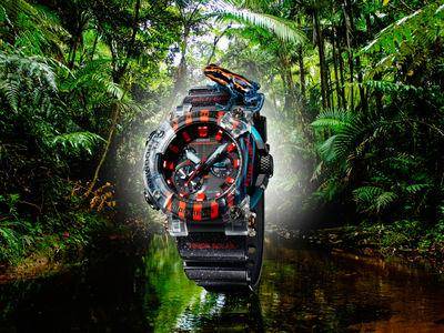 箭毒蛙攻占G-SHOCK　多彩表圈、表带全是鲜艳纹路