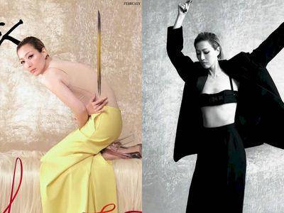 50岁郑秀文“超强体态”驾驭贴肤装！　时髦精跪姿出镜也霸气