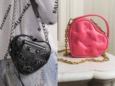 情人节“爱心手袋”预备！LV火龙果色超吸睛、BALENCIAGA机车包更帅气
