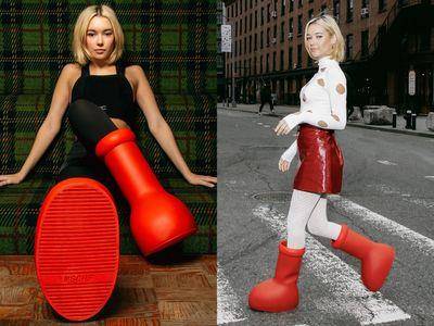 “原子小金刚红靴”实体化开卖！　穿上脚视觉超冲击引网轰动