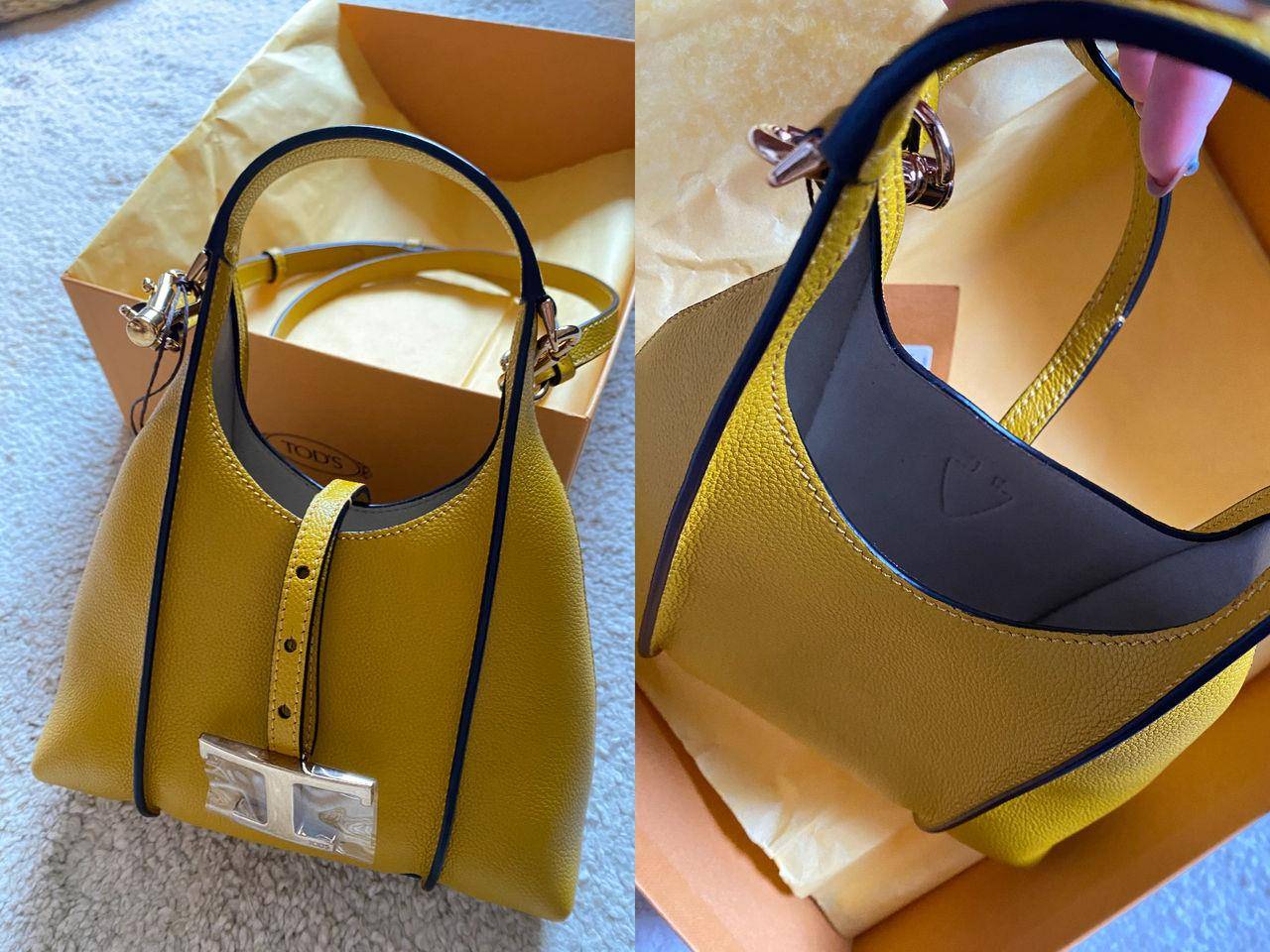 包・开箱／被缩小灯照到的“TOD'S迷你包”！把托特包变手掌大可爱加倍 时尚穿搭 图4张