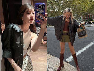 皮衣外套可甜可酷！6种穿搭公式很有造型感　秒变时髦精