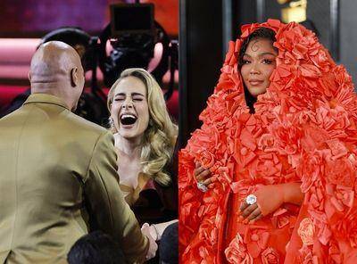 2023葛莱美奖红毯太有趣！Adele惊喜同框巨石强森　最难忘的造型盘点