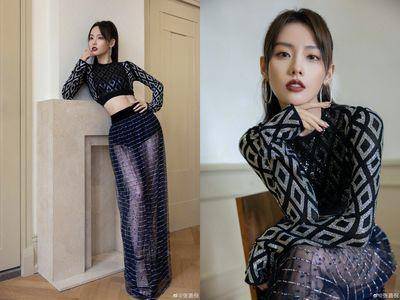 张嘉倪透视纱裙放送逆天美腿！腰一扭，人鱼线闪瞎粉丝双眼、气势辗压柯佳嬿