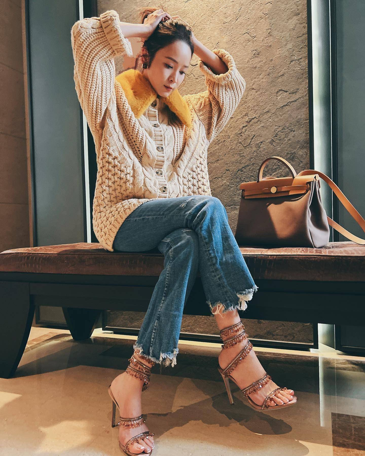 侯佩岑爆料老公出门慢吞吞　晒美鞋、爱马仕包等另一半 时尚穿搭 图1张