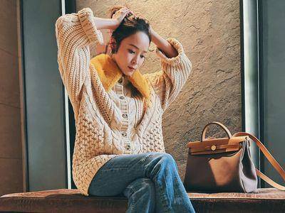 侯佩岑爆料老公出门慢吞吞　晒美鞋、爱马仕包等另一半