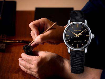 Grand Seiko时标、Logo撒金粉　传统工艺致敬第一只日本制表