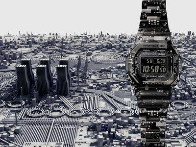 G-SHOCK迷彩表原来是电路板图案　霸气表超轻盈