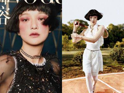 48岁周迅“俏皮蘑菇头”超少女！穿香奈儿透肤装空灵气息破表