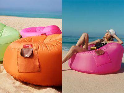 LONGCHAMP推出“最时髦充气沙发”！　疗愈色系躺在上头超Chill