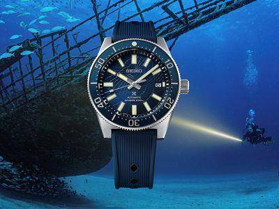 航海星盘跃Seiko表盘　造型忠于日制首款潜水表