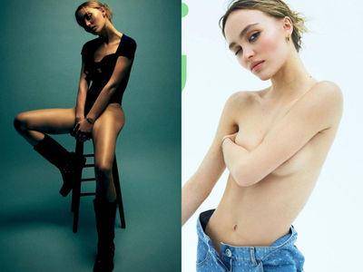 强尼戴普23岁女儿晒逆天臀腿曲线! 穿香奈儿牛仔裤上裸登封