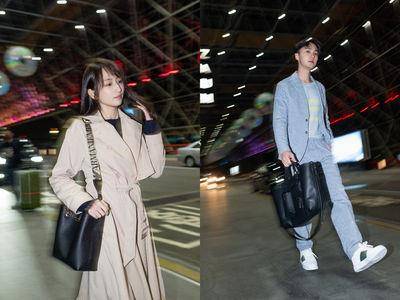 凤南小队征服时装周！柯佳嬿“风衣穿搭飘仙气”与施柏宇飞米兰