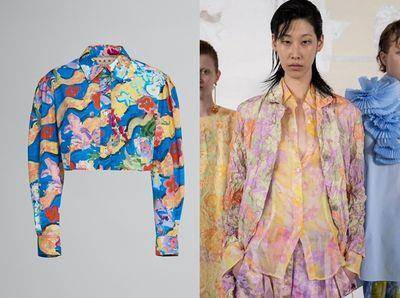 把满满春意穿上身 Marni迷幻水彩超吸睛、印花衬衫一年四季都好搭