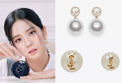 复古迷必入手5款珍珠耳环　YSL经典标志好帅气、Jisoo同款是优雅代名词