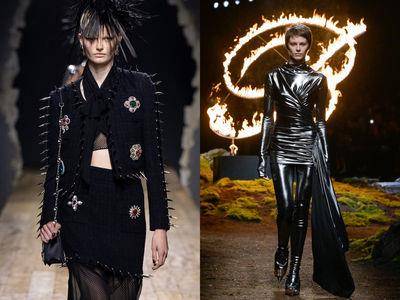 米兰时装周／别靠近Moschino尖刺外套　BLUMARINE女英雄辣帅没极限