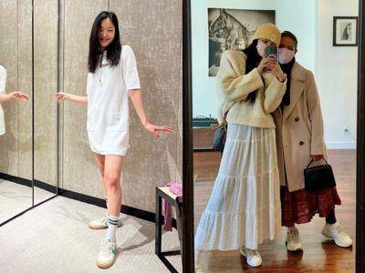 金高银、LISA私服都爱运动鞋！长版POLO衫、连身裙都好百搭