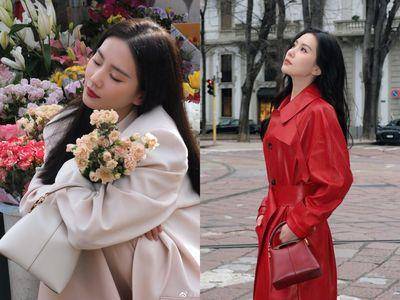 刘诗诗飞米兰看秀搜包超真实！2018年旧款气垫粉饼还在用